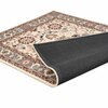 Presto Beige Traditional Hand Tufted Wool Carpet 6X9 Feet