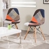 DSW Solid Wood Side Chair Replica in Patchwork Colour