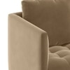 Florence Compact Sofa Set (Colour: Fawn Velvet, Seater: 3+1+1)