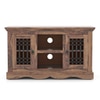 Bunai Solid Wood Free Standing TV Unit In Teak Finish