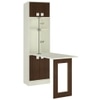 Royale Folding Study Desk cum Bookshelf in Coffee Walnut Colour