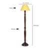 Devansh Wooden Floor Lamp