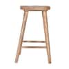 Loft Bar Stool In Natural Finish