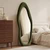 The Artment Green Fluid Reflection Unbreakable Floor Mirror For Home (170 X 70 CM)