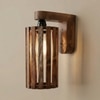 Casa Brown Solid Wood Wall Lights