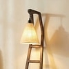 Stairway Beige Jute Floor Lamp with Beige Jute Base