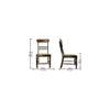 delma solid wood  4 seater Dining table in  Provincial Teak
