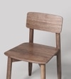 Rota Solid Wood Dining Chair in Natural Finish