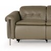 Splendor Two Seater Motorized Leather Recliner in Olive Green Colour