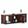 Elder Sheesham Wood Contemporary Tv Entertainment Unit For Tv Upto 70 Inch In Provisional Teak Finish