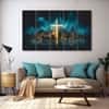 The Castle Decor Jesus Fast Life Wall Art Set of 5 Digital Painting 27x48 Inch