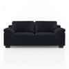 Esquel Premium 3 Seater Fabric Sofa in Deep blue velvet Colour