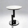 Contemporary Metal Side Table in Black Colour