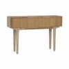 Scandinavian Forres Oak Console Table in Beige Colour