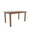 Seattle Starter Dining Set 1+6 (Rubberwood, Antique Oak Finish)