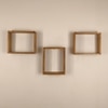 Arthur Iii Rectangular Shaped Set Of 3 Wooden Wall Shelves