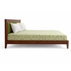 Lumina Solid Wood Kids  Size Upholstered Bed Without Storage (Teak Finish)