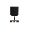 Black cotton table lamp with Steel Base -42