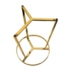 Metalsmith Metal Side Table in Gold Finish