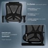 Kepler Brooks Vogue Premium Office Chair in Black Colour