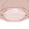 Shannon Pale Pink Knitted Cushion Cover  16X16 Inches
