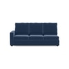 Apollo Compact Sofa (Colour : Lapis Blue, Cushion : Soft, Back Type : High Back, Seating Capacity : Right Aligned 3 Seater + Right Aligned Chaise + Ottoman)