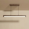 Slimline 48 Baton Brown Solid Wood Single Hanging Light