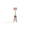 Gwyneth Grey Cotton Shade Floor Lamp