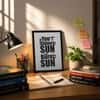 The Castle Decor Shine Like A Sun Motivational Wall Art 8x12 Inch