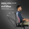 Kepler Brooks Pulse MB Office Desk Chair in Black Colour