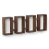 Steda Engineered Wood Bookshelf in Brown Colour