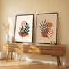 The Castle Decor Boho Abstract Botanical Wall Art Set of 2 Design 10 11x17 Inch