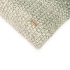 Ombre Moss Knit Mint Green  And Natural Cushion Cover 12X20 Inches