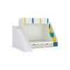 Sleep Nâ€™ Slide Bunk Bed with Slide and Storage in White Colour BKBB026