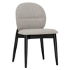Scandinavian Olsen Dining Chair Black Cocoa Finish