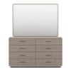 Valeria Dresser with Mirror in Dual Tone Finish