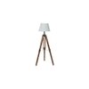 Elvina Off White Cotton & Silk Mix Shade Floor Lamp