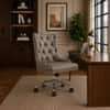 Doe Buck Amparo Grey Leatherette Executive Office Chair