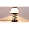 Selena Multi cotton Shade Iron Table Lamp