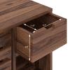 Madden 14 Pair Shoe Rack in Teak Finish