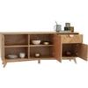 Scandinavian Loftus Sideboard Natural Wood Finish