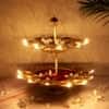 Wall 9 Tealight Holder In Gold Colour