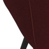Poulain Engineered Wood Dining Chair in Red Colour