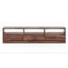 Carmond Solid Wood Free Standing TV Unit in Teak Finish