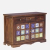 Sheesham Wood Sideboard In Provincial Teak