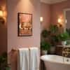 The Castle Decor Adorable Otter Bath Bathroom Wall Art 8x12 Inch