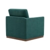 Bobby Boucle Fabric Lounge Chair in Green Colour