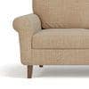 Oxford 1 Seater Fabric Sofa in Sandshell Beige Colour