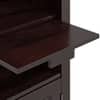 Mateo Solid Wood Bar Cabinet (Mahagony Finish)