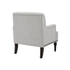 Terren Boucle Fabric Lounge Chair in White